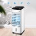 Cooler Floor Air conditioner Evaporative Air conditioner fan Tower fan Humidifier function Mobile air 3-level For home dormitory-White 26x30x60cm(10x12x24) - B07F38SNMG